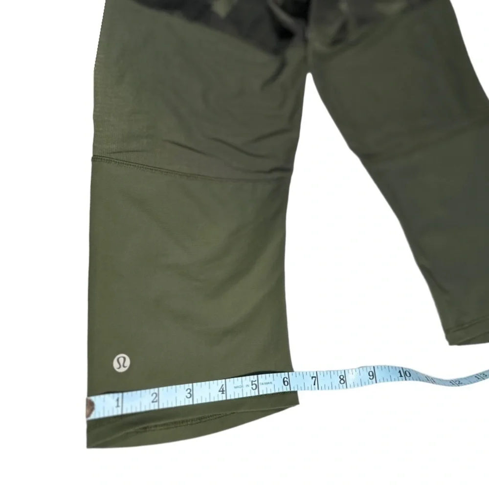 lululemon Training Tough Crop Palm Party Gator camo legging, 8